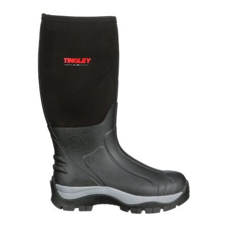 Tingley Tingley Badger Insulated Fleece-Lined Boots, Plain Toe, Midsole, Deep Lug, 17"H, Blk, Size 9 80151.09